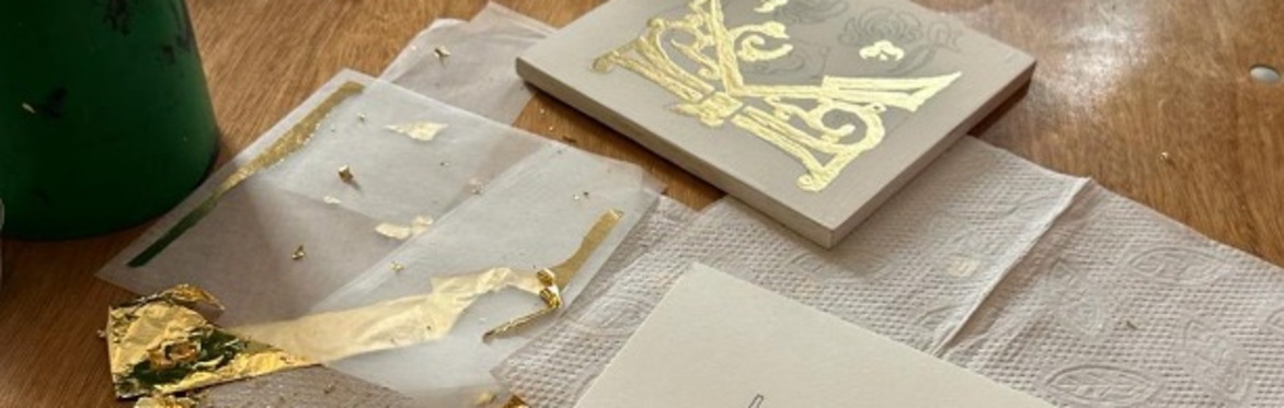 Make an Illuminated Letter: Design, Drawing, Gilding
