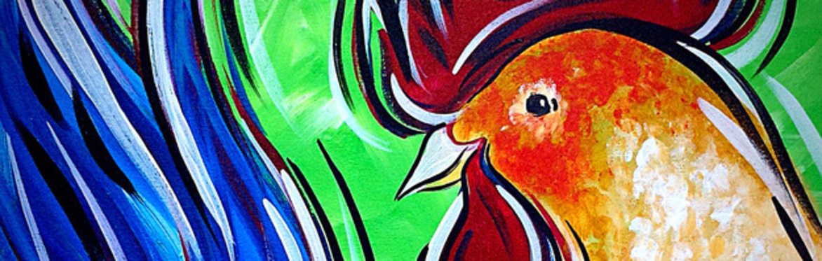 Canvas Class "Rowdy Rooster!"