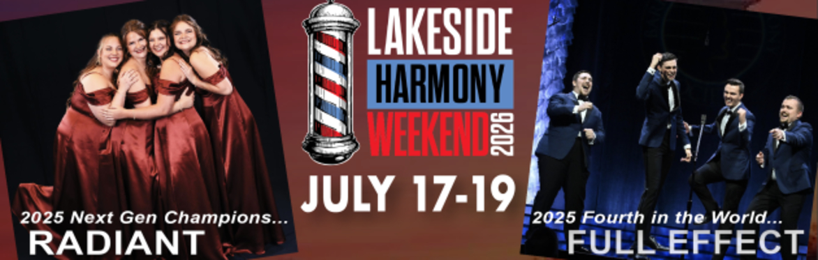 2026 Lakeside Harmony Weekend