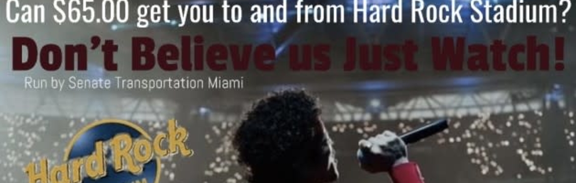 Bruno Mars🌹Round-Trip Shuttle (Hard Rock Casino) to 🎤Hard Rock Stadium