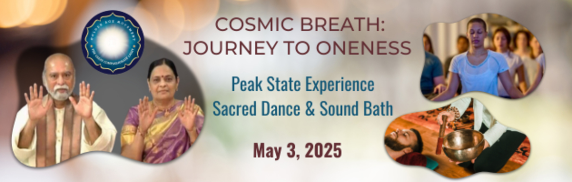 Announcement of the Peak State Experience & Sound Bath on May 3, 2025