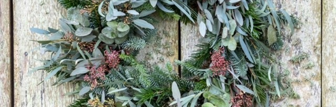 CHRISTMAS WREATH WORKSHOP - SATURDAY 28TH NOVEMBER - 10.30AM - 12.30PM