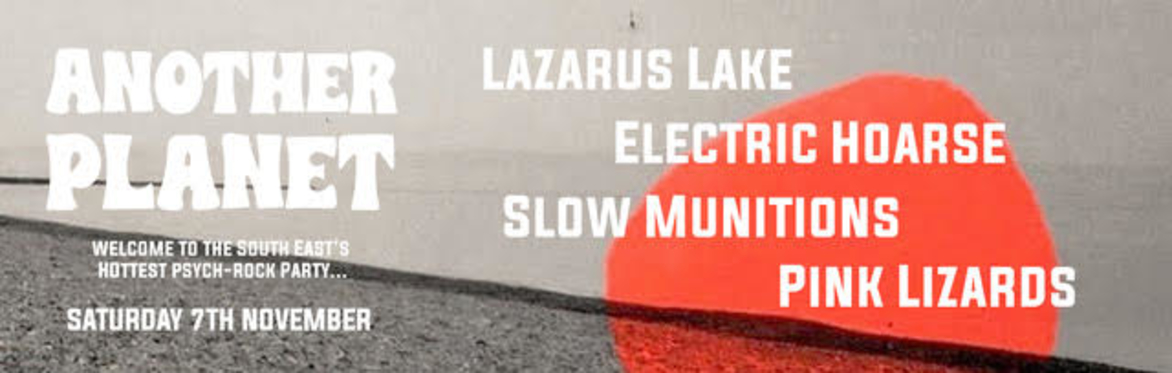 Another Planet Presents: Lazarus Lake, Electric Hoarse, Slow Munitions + Pink Lizards