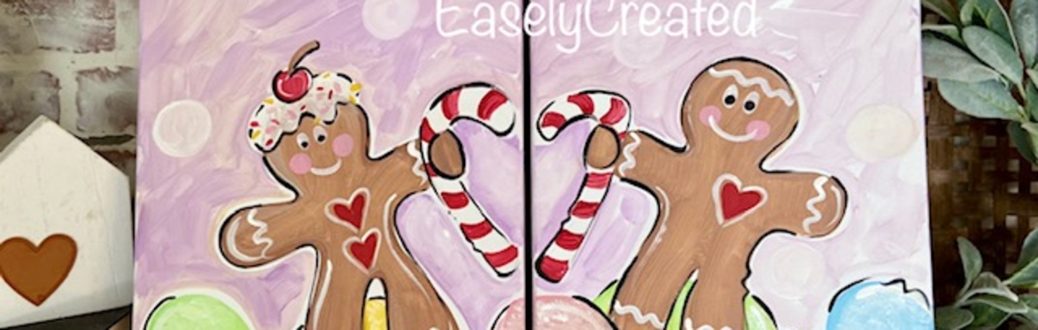 Mom and Me  Paint Class "Gingerbread"