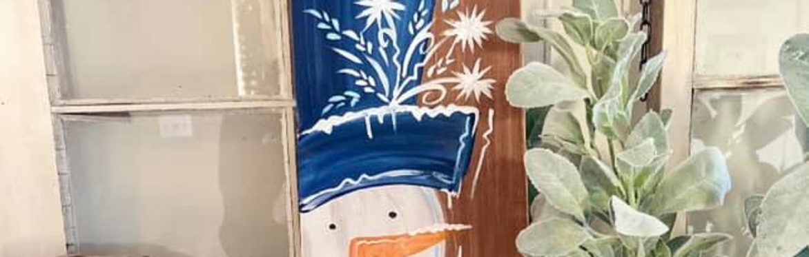 Winter Wonderland Snowman Studio Paint Class