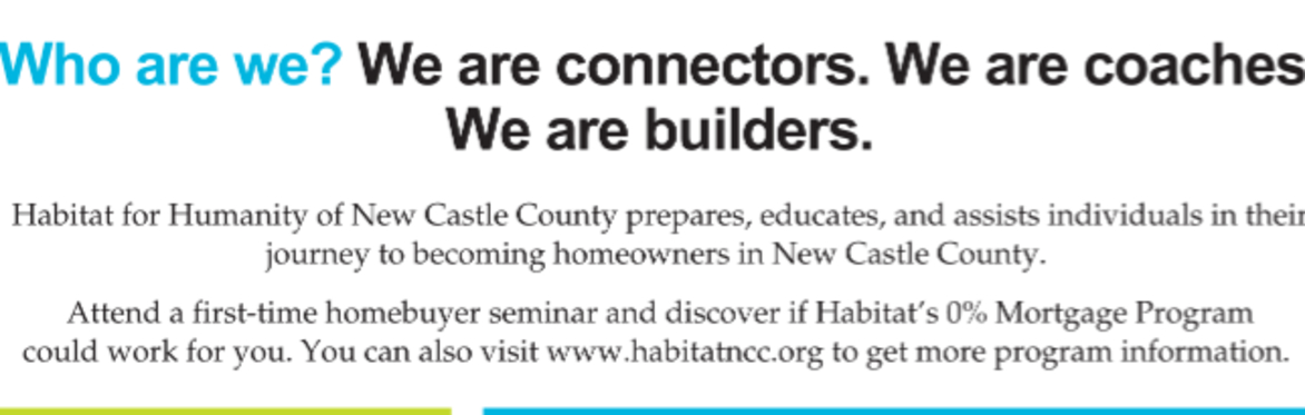 Habitat for Humanity of New Castle County First Time Homebuyer Seminar