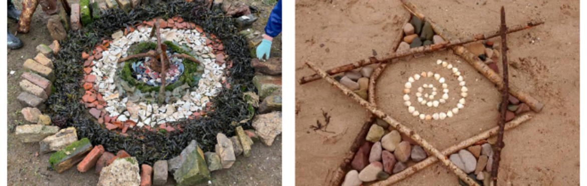 Coasts in Mind Creative Workshop at Warden Bay Beach - New Art Form + Archaeology