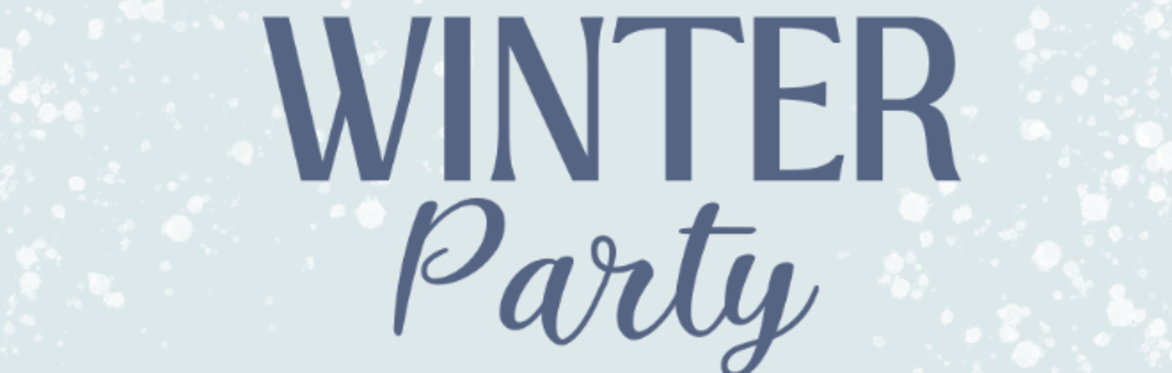 Winter party poster