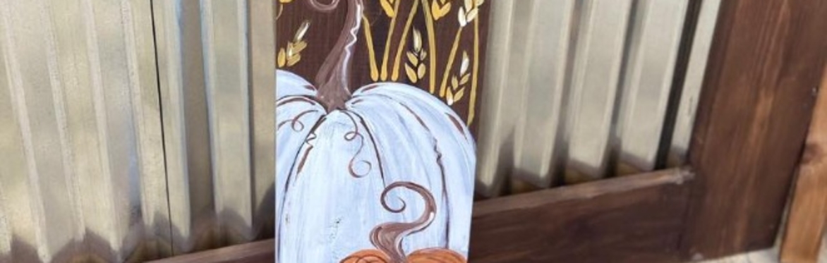 Sip and Paint "Autumn Harvest" 3ft Board  Paint Night