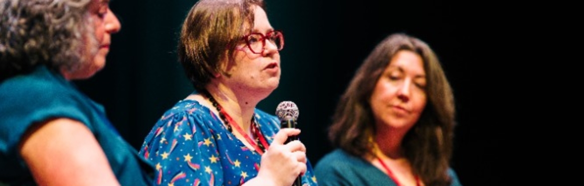 Sarah K. Whitfield speaks at the 2026 UK Musical Theatre Conference
