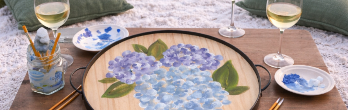 Trays and Rosè: A Creative Day in the Vines