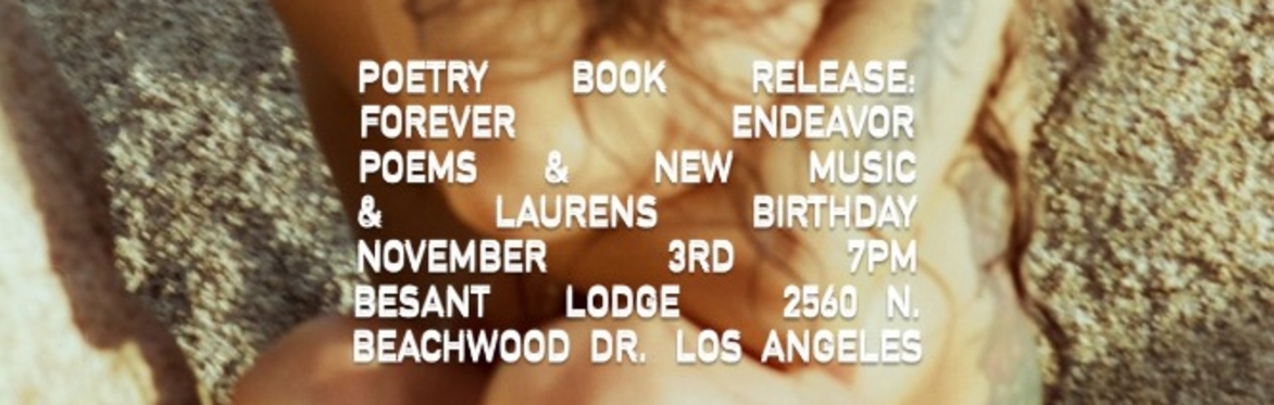 Lauren Ruth Ward - Poetry, Music, Birthday Show - NOV. 3RD