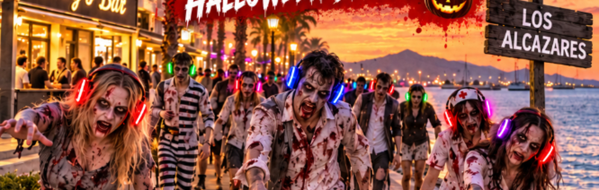Halloween Special The Walking Dead Los Alcazares Twilight Disco Walk
