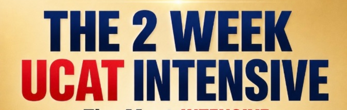 The 2 Week UCAT INTENSIVE Bundle