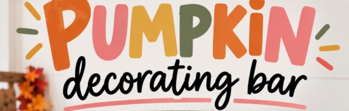 Pumpkin Decorating Bar
