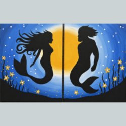 Duet Paint Party: Merfolk Magic