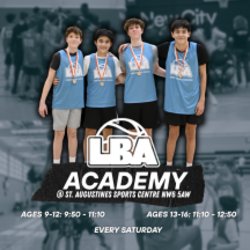 LBA Academy | @St. Augustine's Sports Centre |  October - December 2026 | Ages 9-12 & Ages 13-16 | Every Saturday