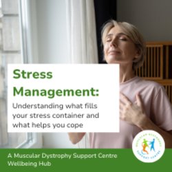 Banner showing person taking deep breaths