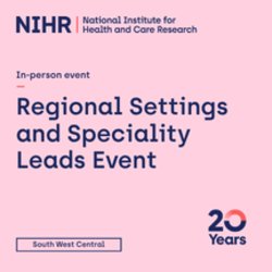 Regional Settings and Speciality Leads Event