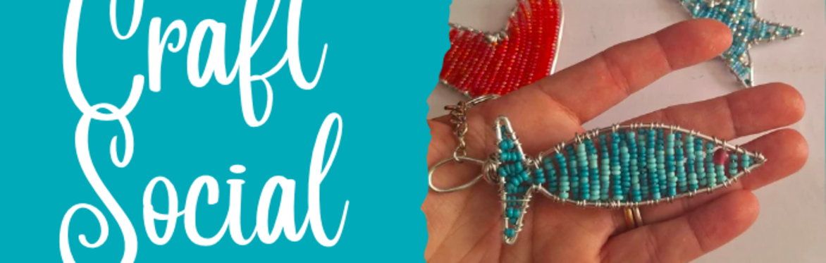 Craft Social - Beaded keyrings