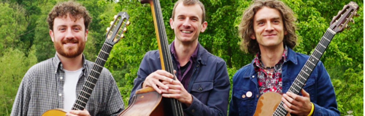 THE REMI HARRIS HOT CLUB TRIO at Bettws Festival.
