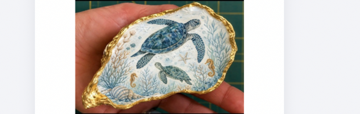 Oyster Decoupage