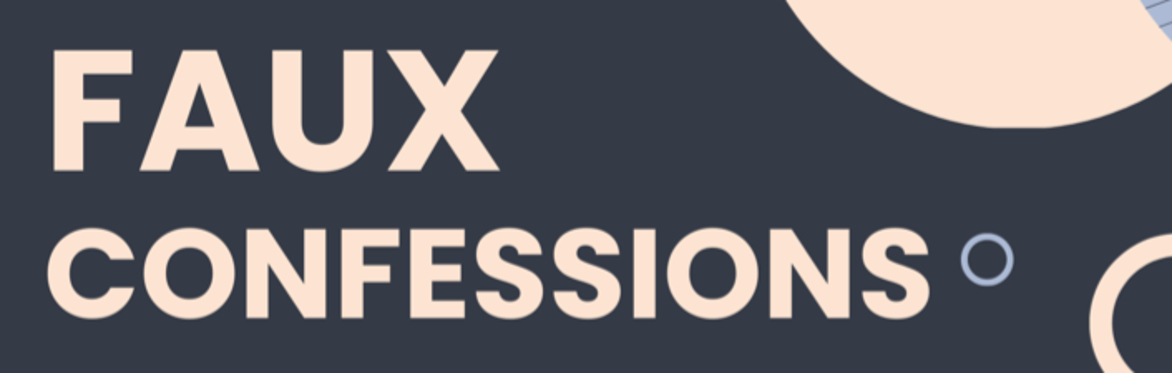Faux Confessions with s/g Cornflower Blue