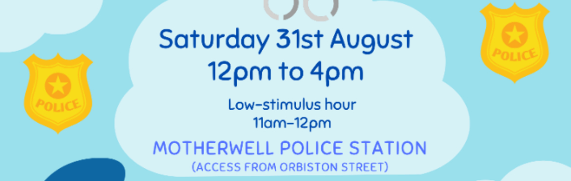 Lanarkshire Police Open Day Poster - Saturday 31st August 12pm-4pm