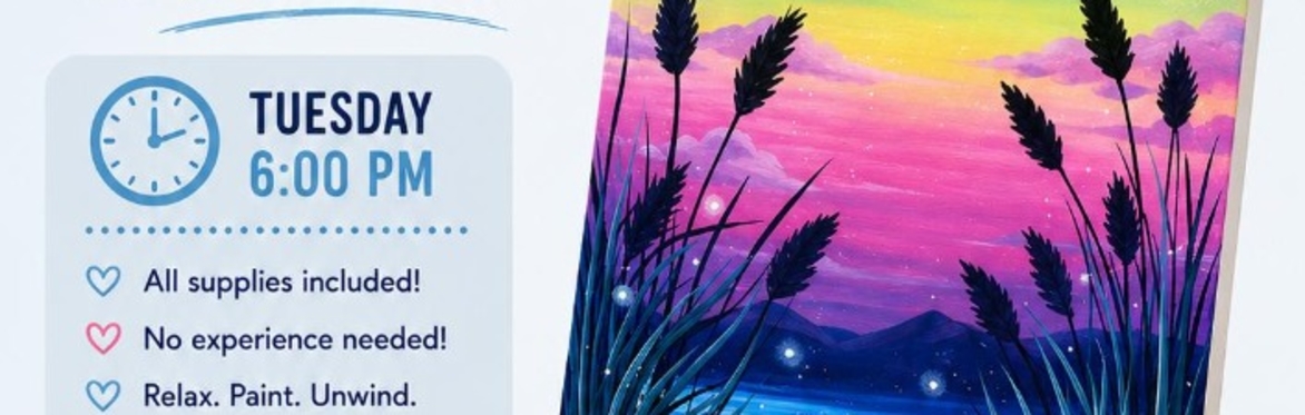 THRIFTY TUESDAY $25 Paint Night "Candy Sky"
