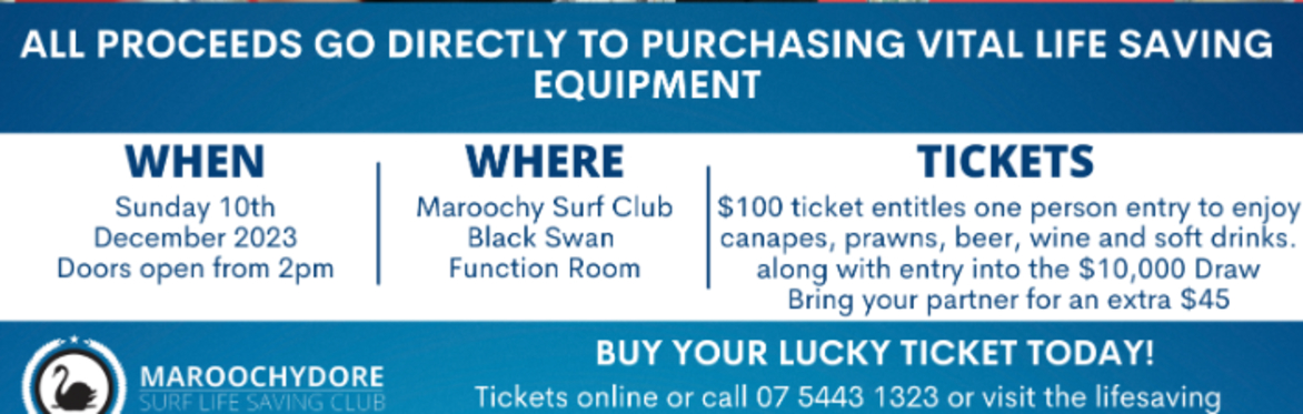 Maroochydore SLSC $10,000 Cash Draw
