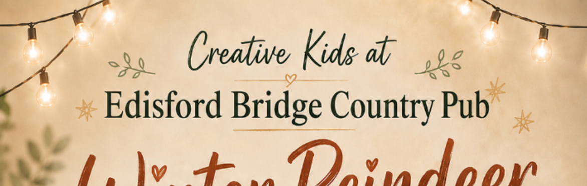 Paint a reindeer at Edisford Bridge