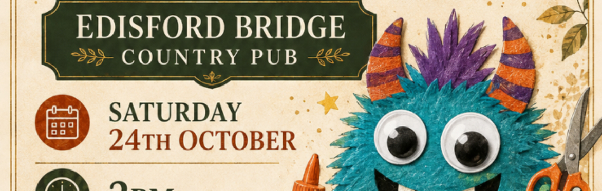 Monster workshop at Edisford bridge country pub