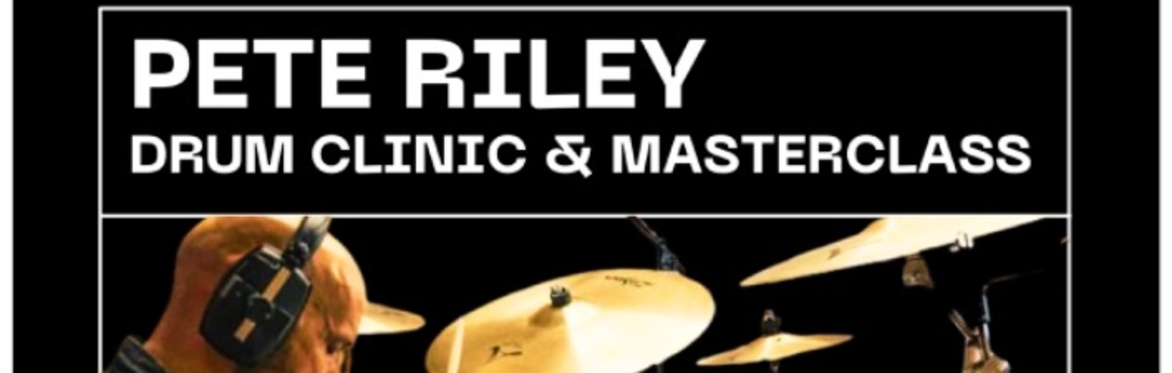 Pete Riley : Drum Clinic and Masterclass : Barrow Music Weekender 2026