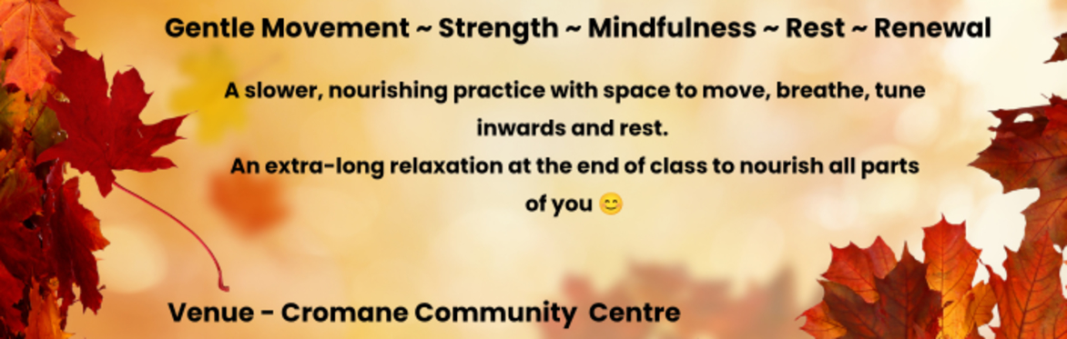 Yoga Nourishment - 6 Week Course