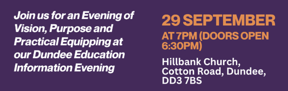Dundee Education Information Evening