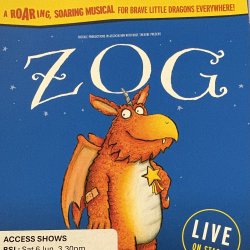 Zog the orange dragon
