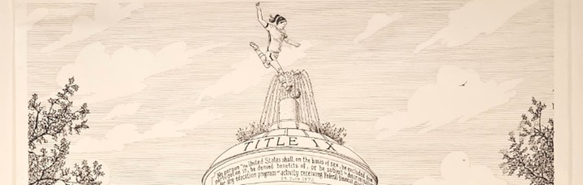 Birk’s drawing Proposal for a Monument to Women's Football in Riverfront Park