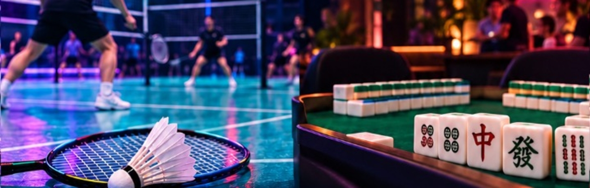 SMASH SOCIETY badminton x mahjong