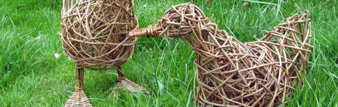 Willow Sculptures - Goose/Duck/Hen/Pheasant