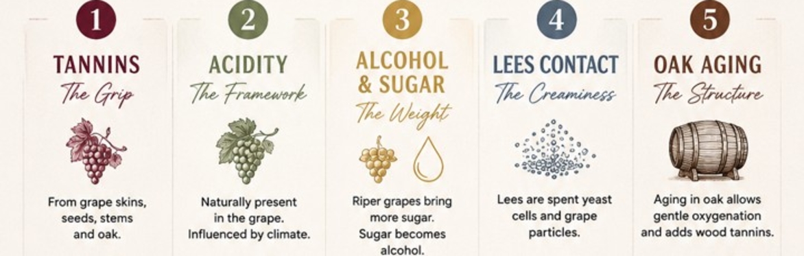 Friday Night Wine School - The Chemistry of Wine Series, Why Wine Feels The Way it Does