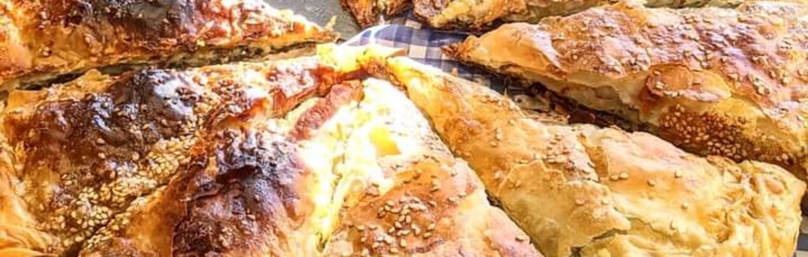 Spanakopita (Greek Spinach/Feta/Filo Pie) & Salad Lunch - Therapy Sessions