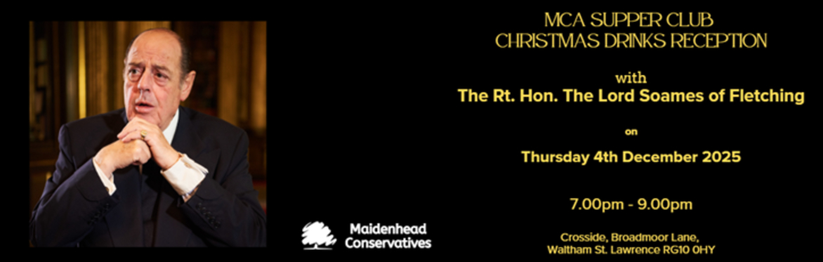 MCA Supper Club Christmas Drinks Reception with Lord Nicholas Soames