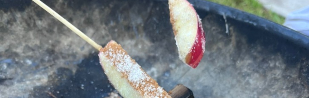 Apples on the fire!