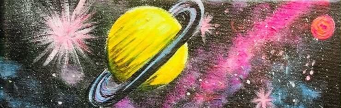Blacklight Solar System Paint Party