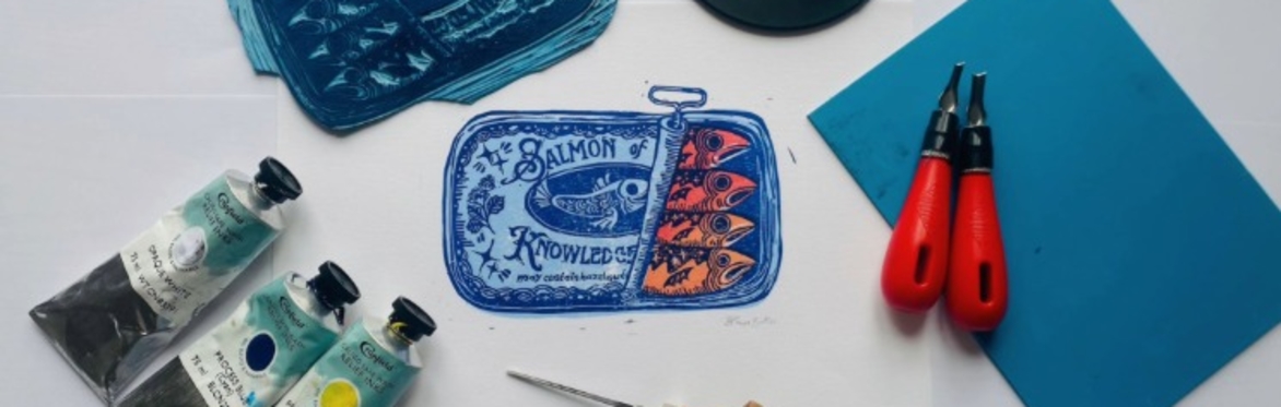 Lino Print - Shared Studio workshop with Blaise Butler