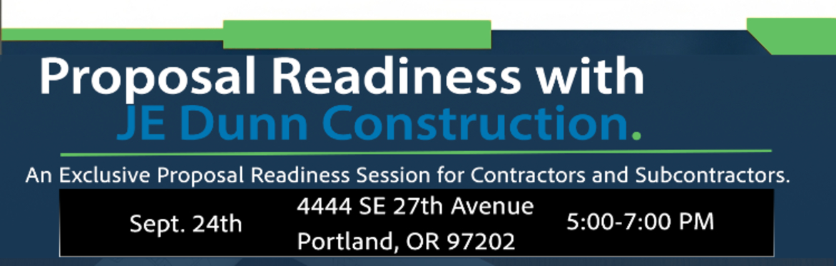 Proposal Readiness with JE Dunn Construction