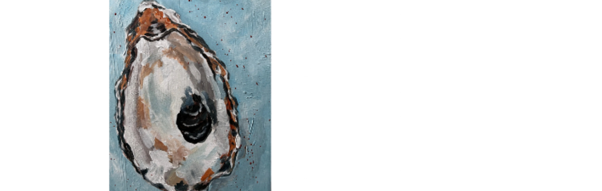 🎨 **LET’S PAINT: Oyster on the Half Shell 🦪 *Another Lowcountry Favorite!