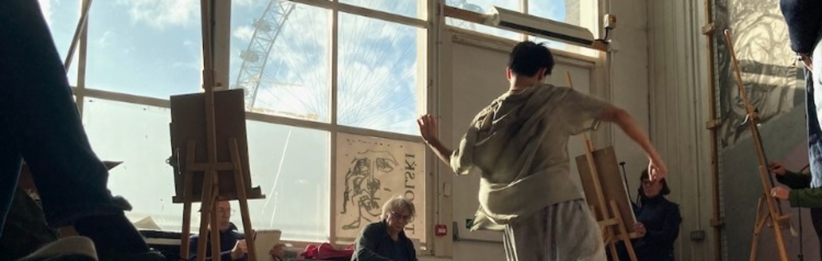 Drawing Dance in Motion at Topolski Studio