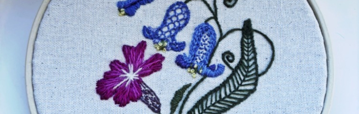 Crewel Bluebells