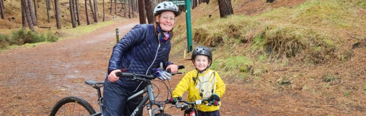 Children's Biking Session in Lossie Woods